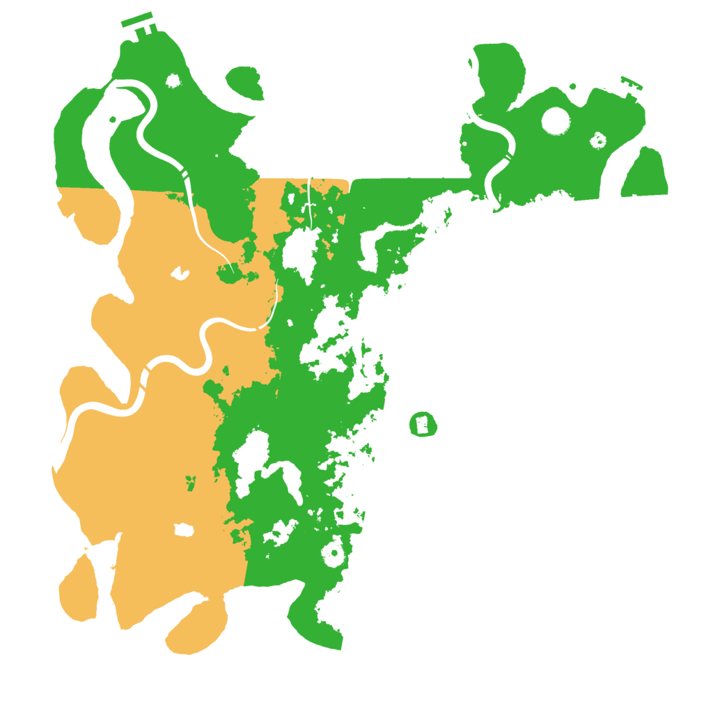 Biome Rust Map: Procedural Map, Size: 4500, Seed: 905335749
