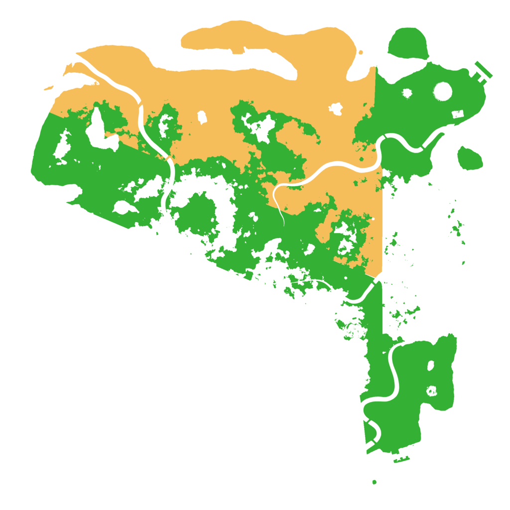 Biome Rust Map: Procedural Map, Size: 4800, Seed: 506944366
