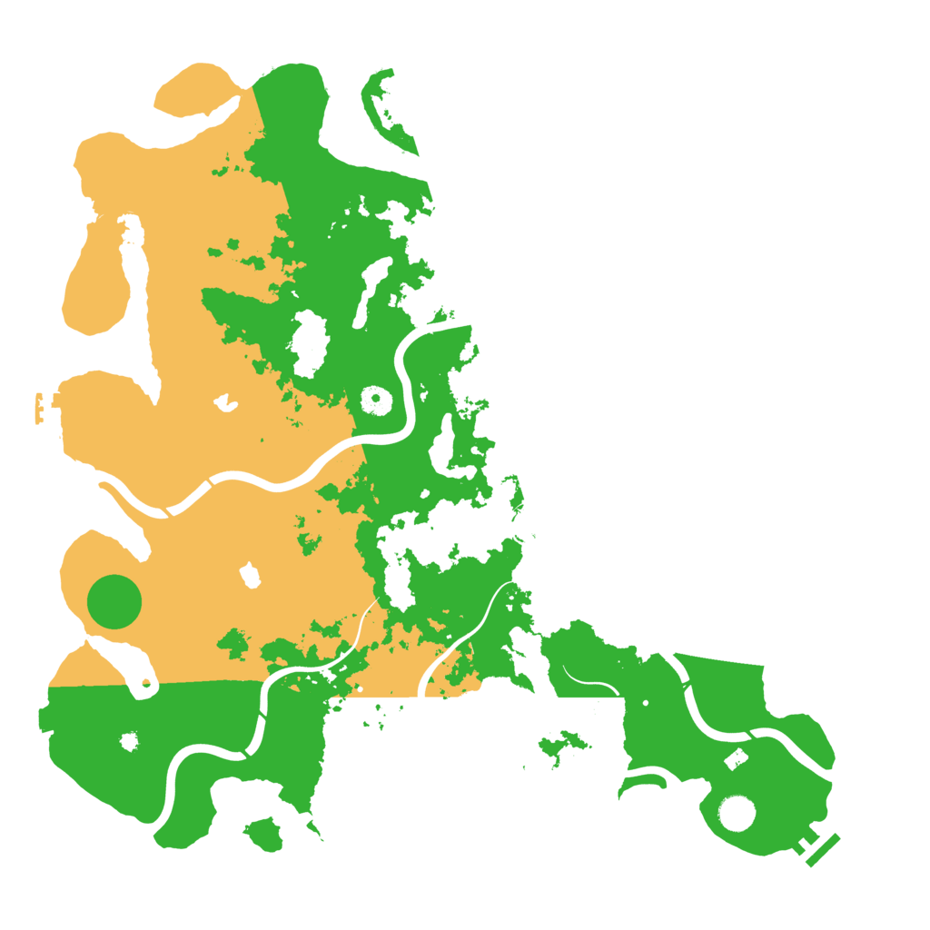 Biome Rust Map: Procedural Map, Size: 4500, Seed: 1032109681