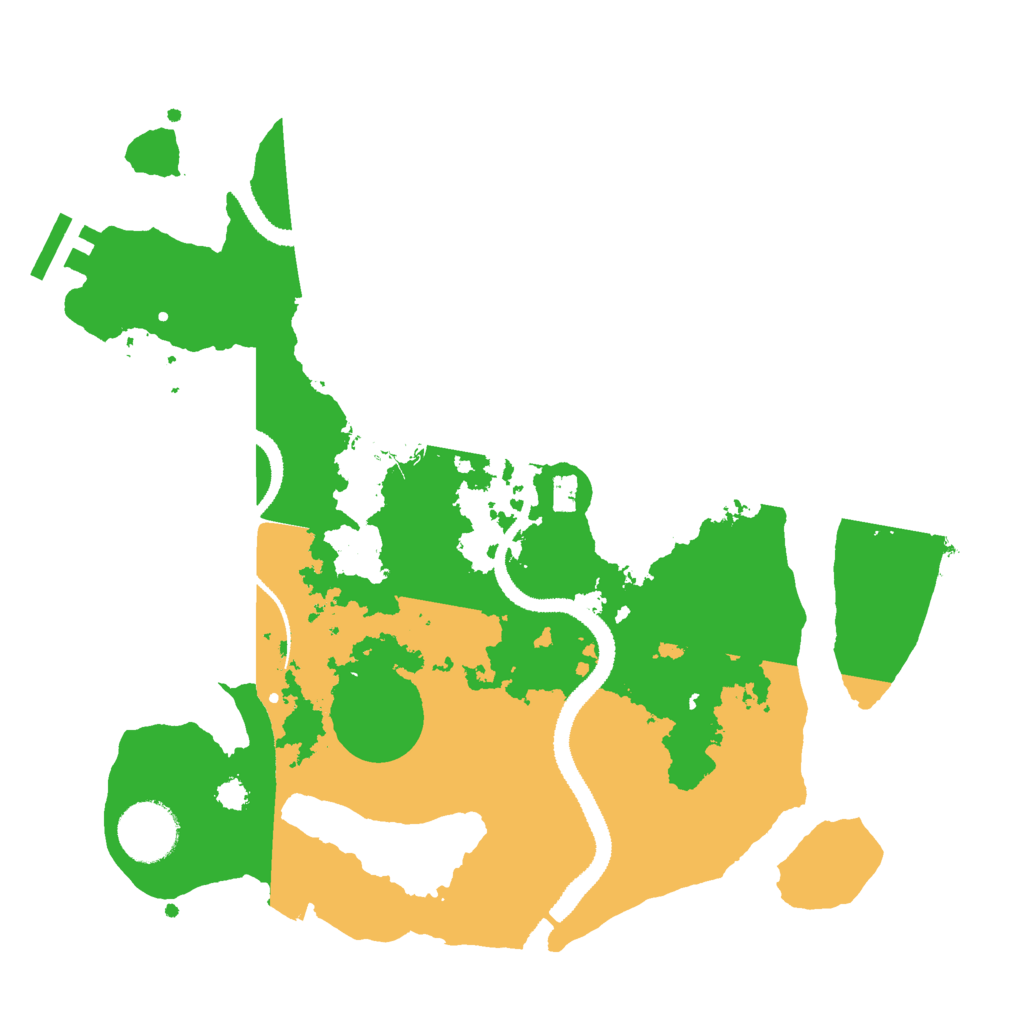 Biome Rust Map: Procedural Map, Size: 3000, Seed: 1368626146