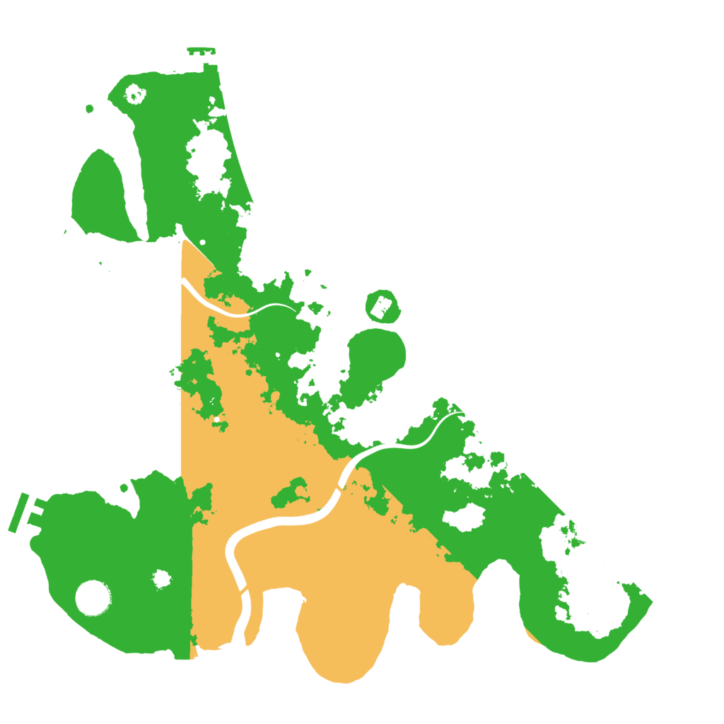 Biome Rust Map: Procedural Map, Size: 3600, Seed: 373839