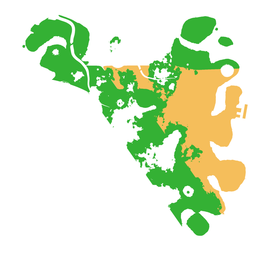 Biome Rust Map: Procedural Map, Size: 3700, Seed: 1935233747