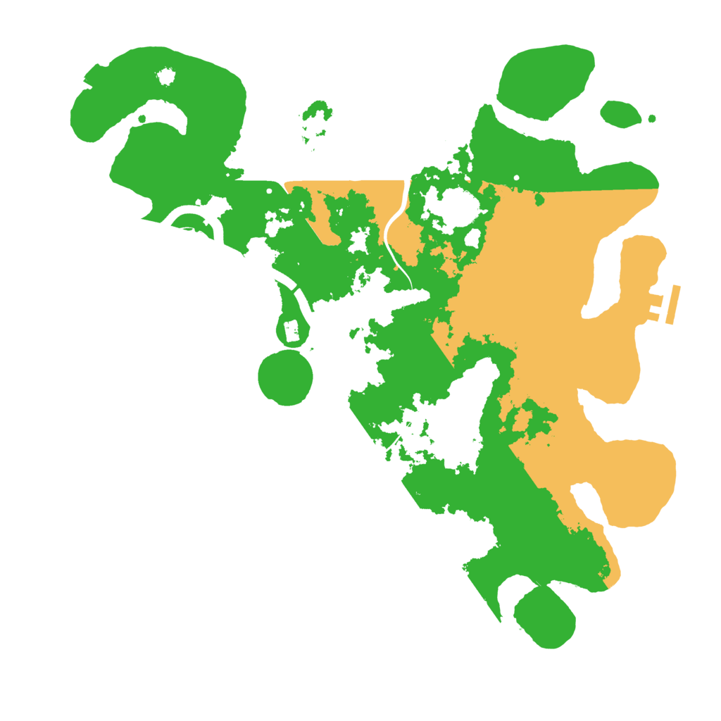 Biome Rust Map: Procedural Map, Size: 3700, Seed: 1935233747
