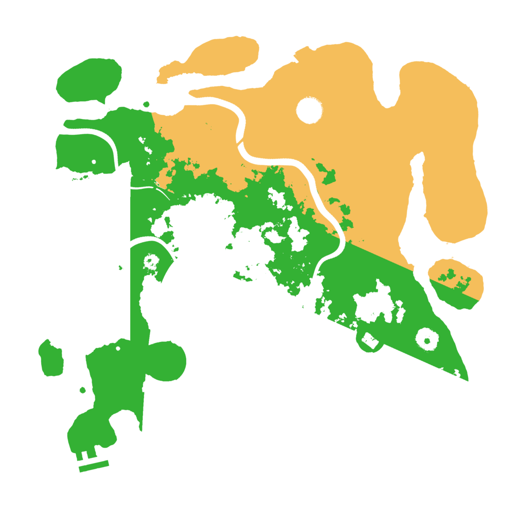 Biome Rust Map: Procedural Map, Size: 3500, Seed: 515686960
