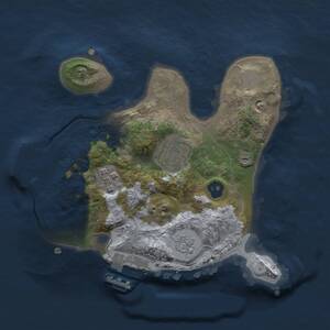 Thumbnail Rust Map: Procedural Map, Size: 2000, Seed: 367483897, 6 Monuments