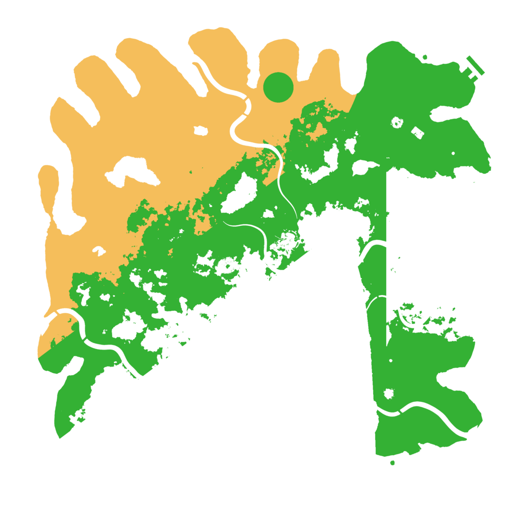 Biome Rust Map: Procedural Map, Size: 4500, Seed: 1414119623