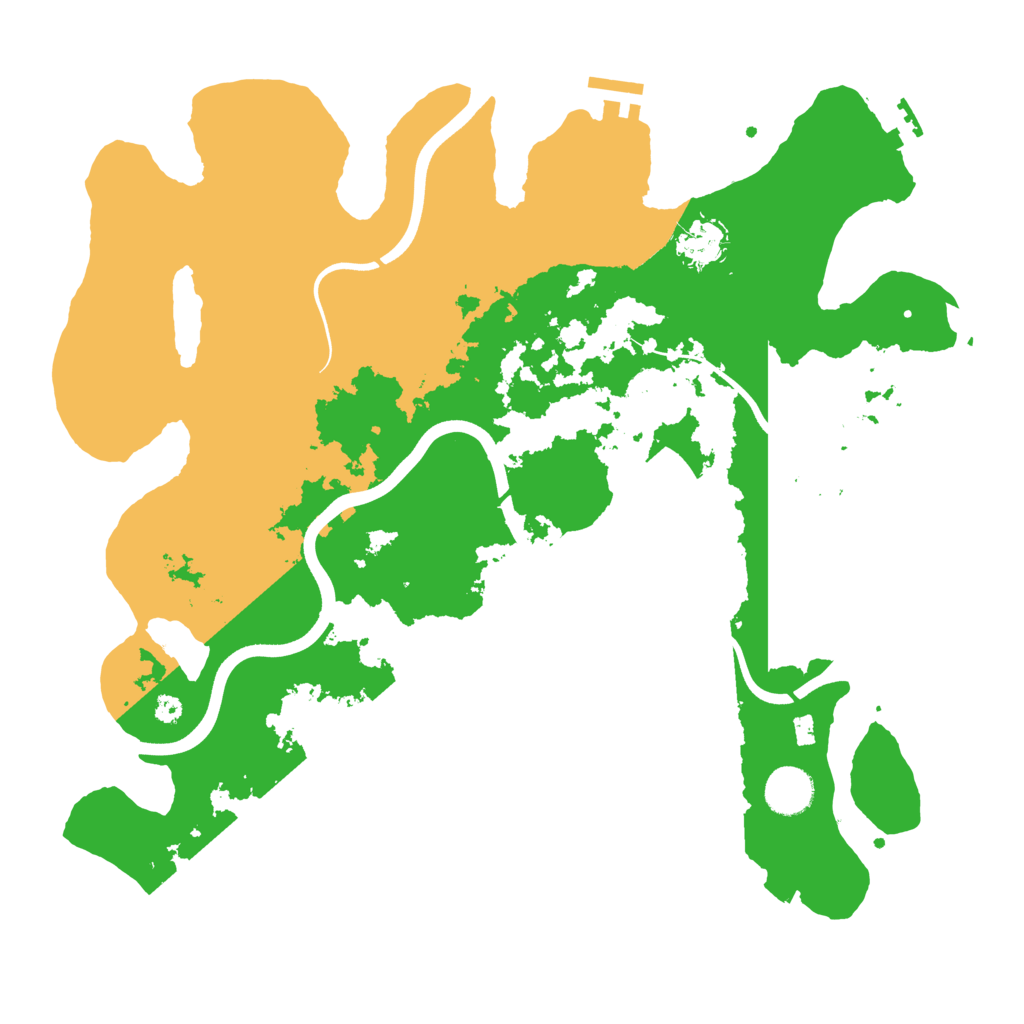 Biome Rust Map: Procedural Map, Size: 3750, Seed: 403522223