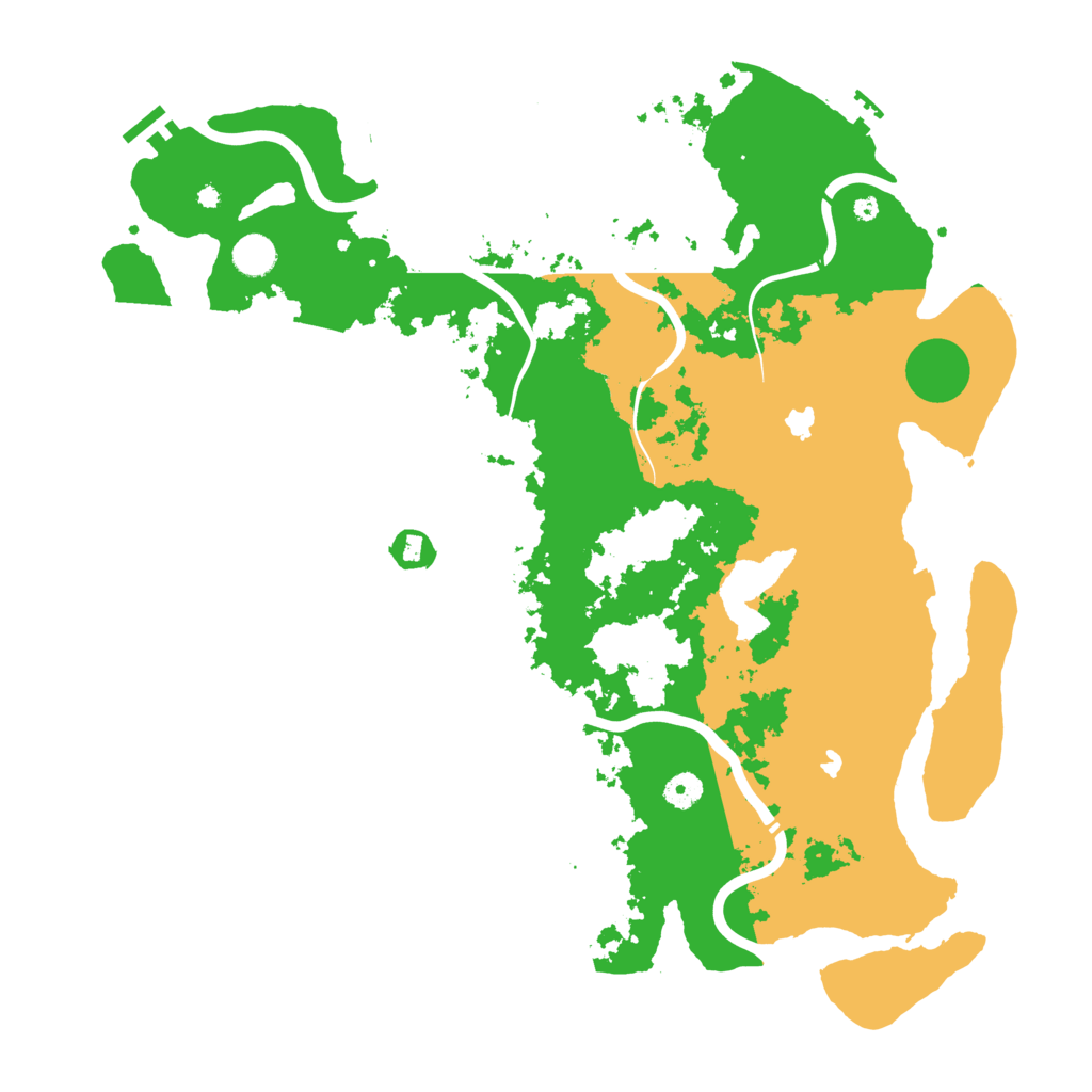 Biome Rust Map: Procedural Map, Size: 4500, Seed: 449297022