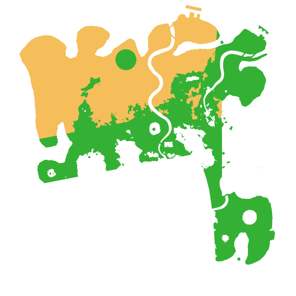 Biome Rust Map: Procedural Map, Size: 3750, Seed: 444808360