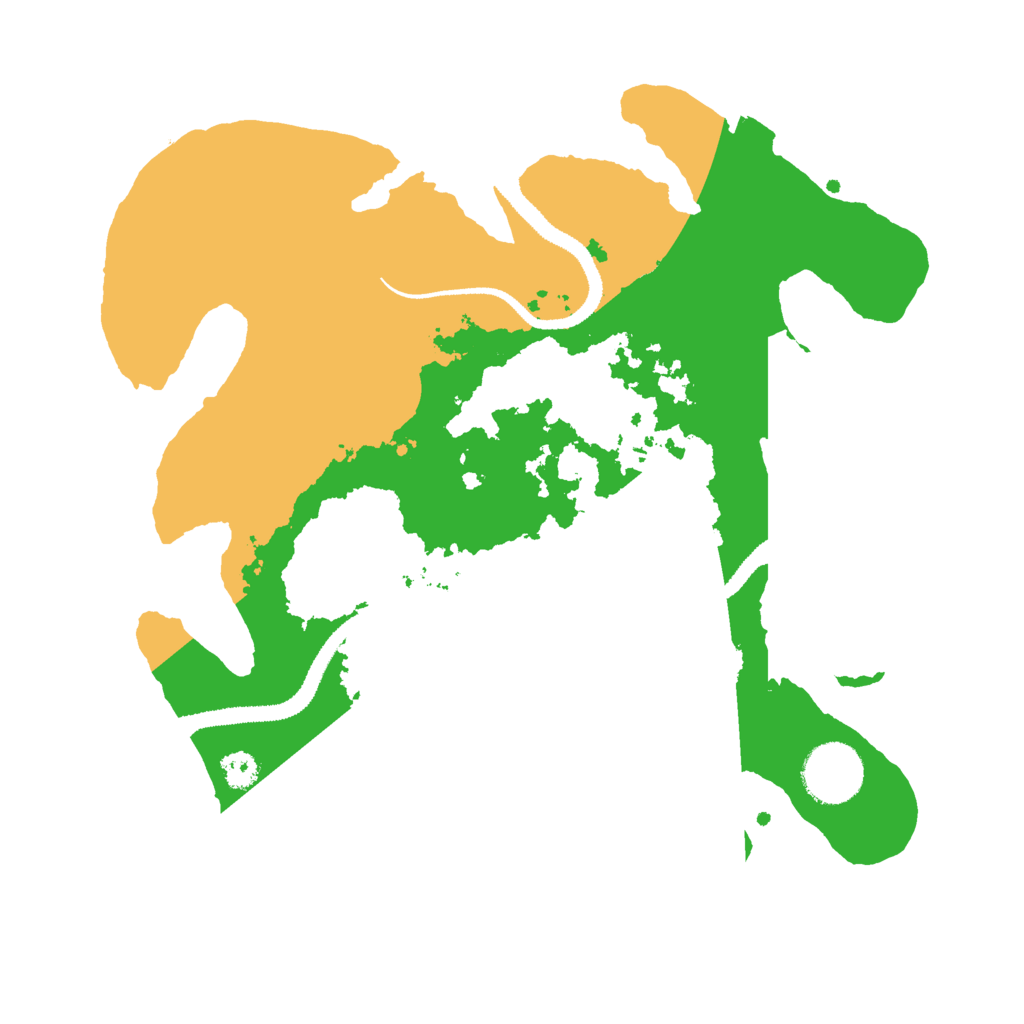 Biome Rust Map: Procedural Map, Size: 3000, Seed: 34136798