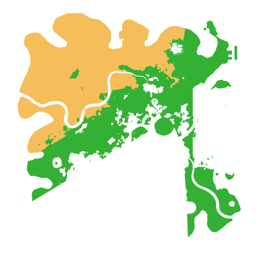 Biome Rust Map: Procedural Map, Size: 3800, Seed: 15646