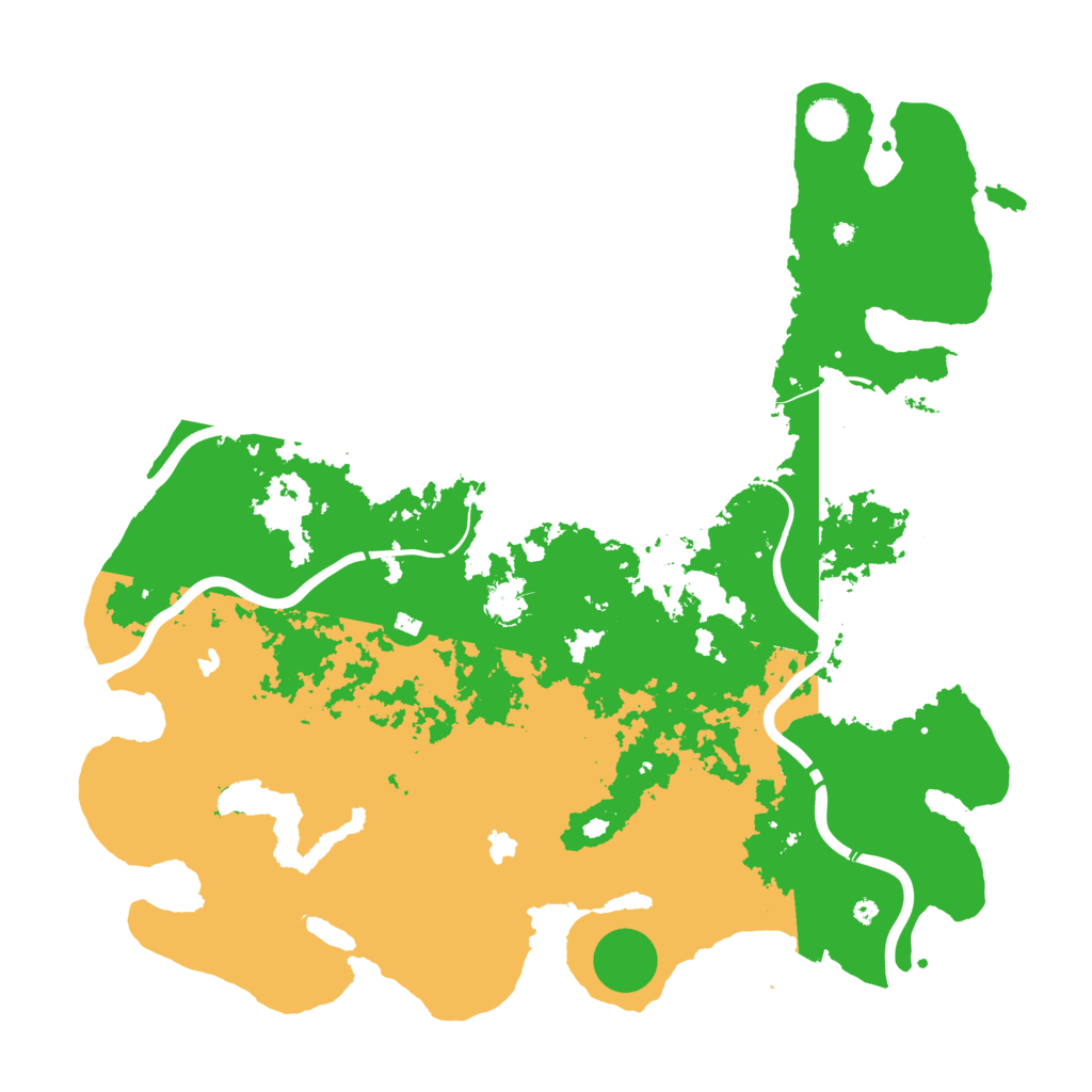 Biome Rust Map: Procedural Map, Size: 4500, Seed: 1510040628