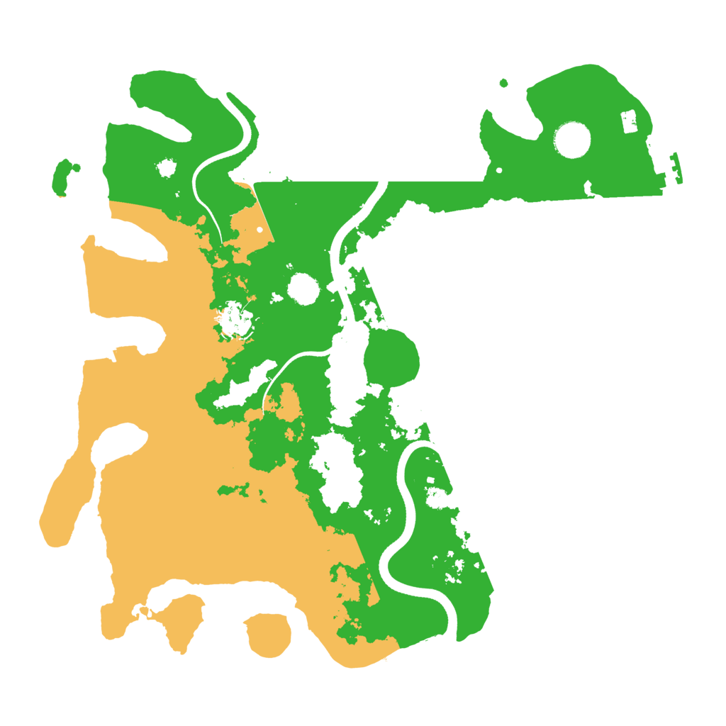 Biome Rust Map: Procedural Map, Size: 3500, Seed: 449424347