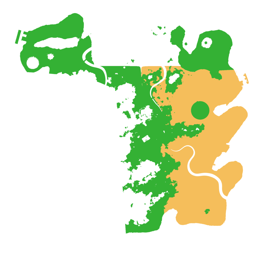 Biome Rust Map: Procedural Map, Size: 3800, Seed: 41000