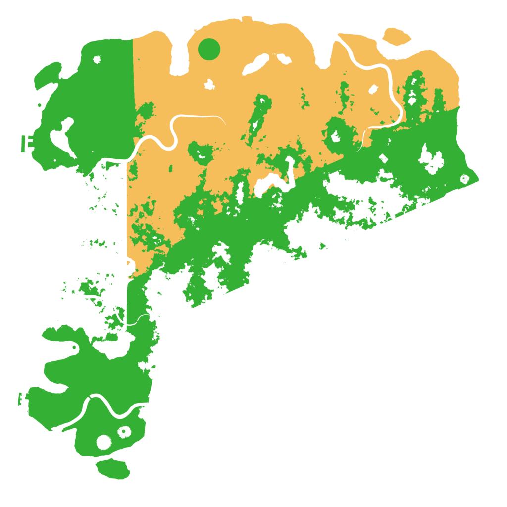 Biome Rust Map: Procedural Map, Size: 6000, Seed: 672752773