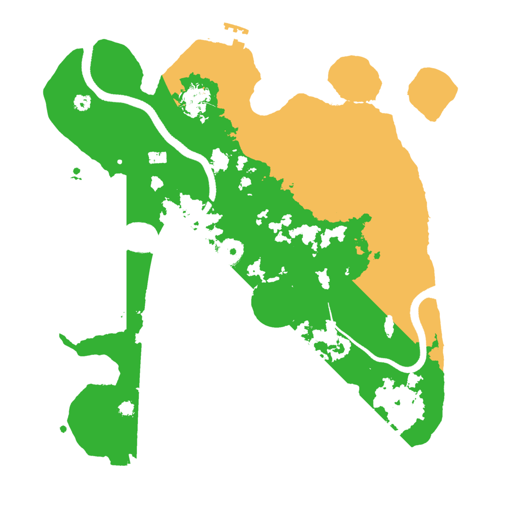 Biome Rust Map: Procedural Map, Size: 3000, Seed: 531702096
