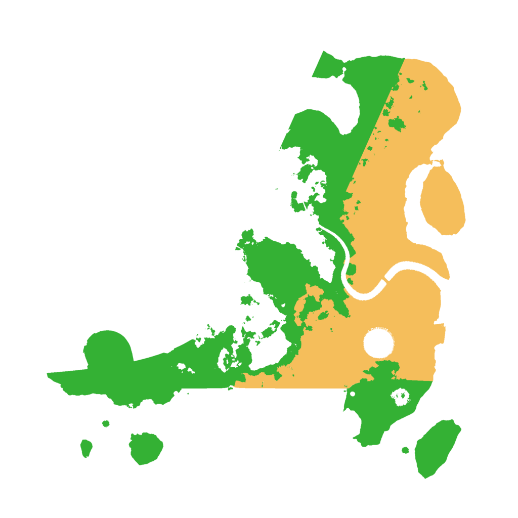 Biome Rust Map: Procedural Map, Size: 3000, Seed: 1040157082