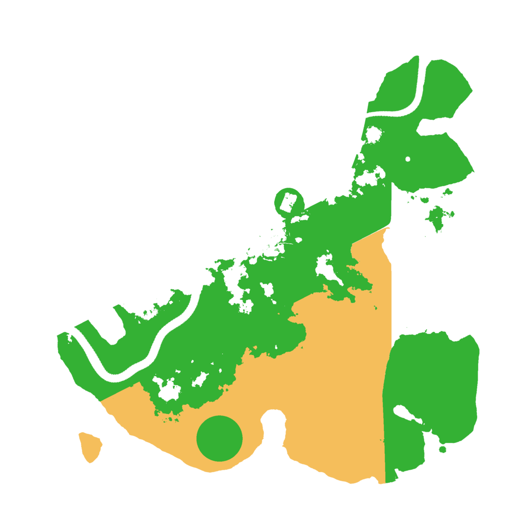 Biome Rust Map: Procedural Map, Size: 3000, Seed: 1119297860