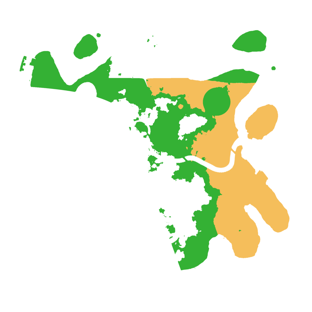 Biome Rust Map: Procedural Map, Size: 3000, Seed: 306673714