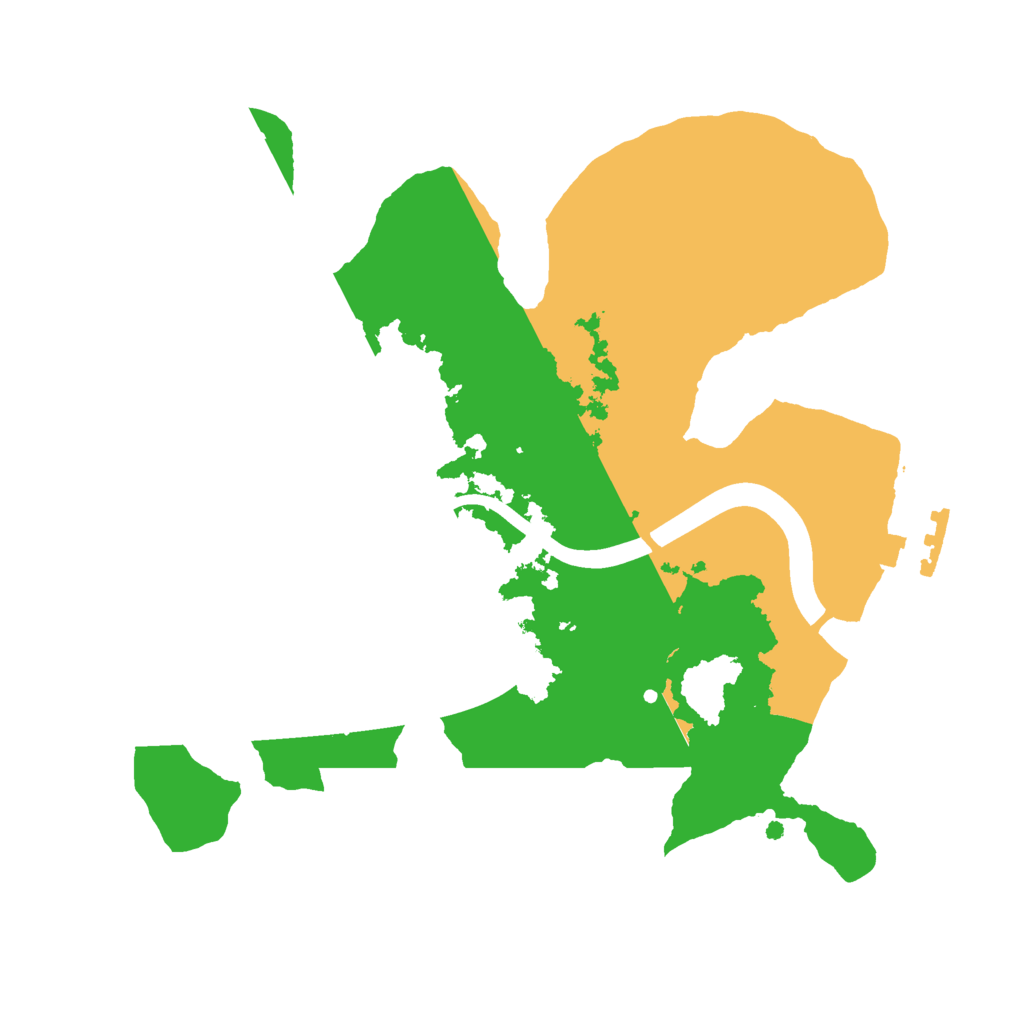 Biome Rust Map: Procedural Map, Size: 2225, Seed: 748601129