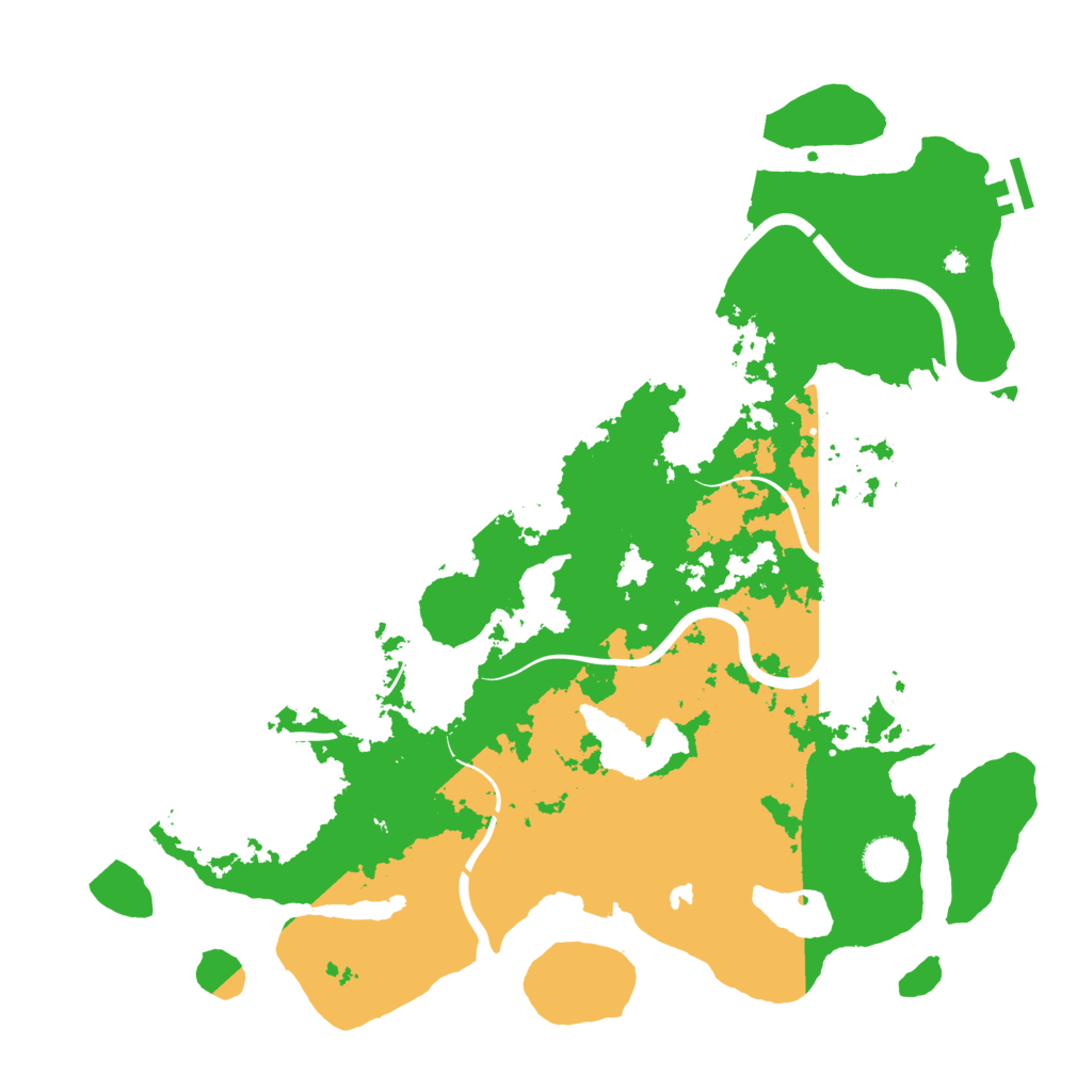 Biome Rust Map: Procedural Map, Size: 4250, Seed: 940781779