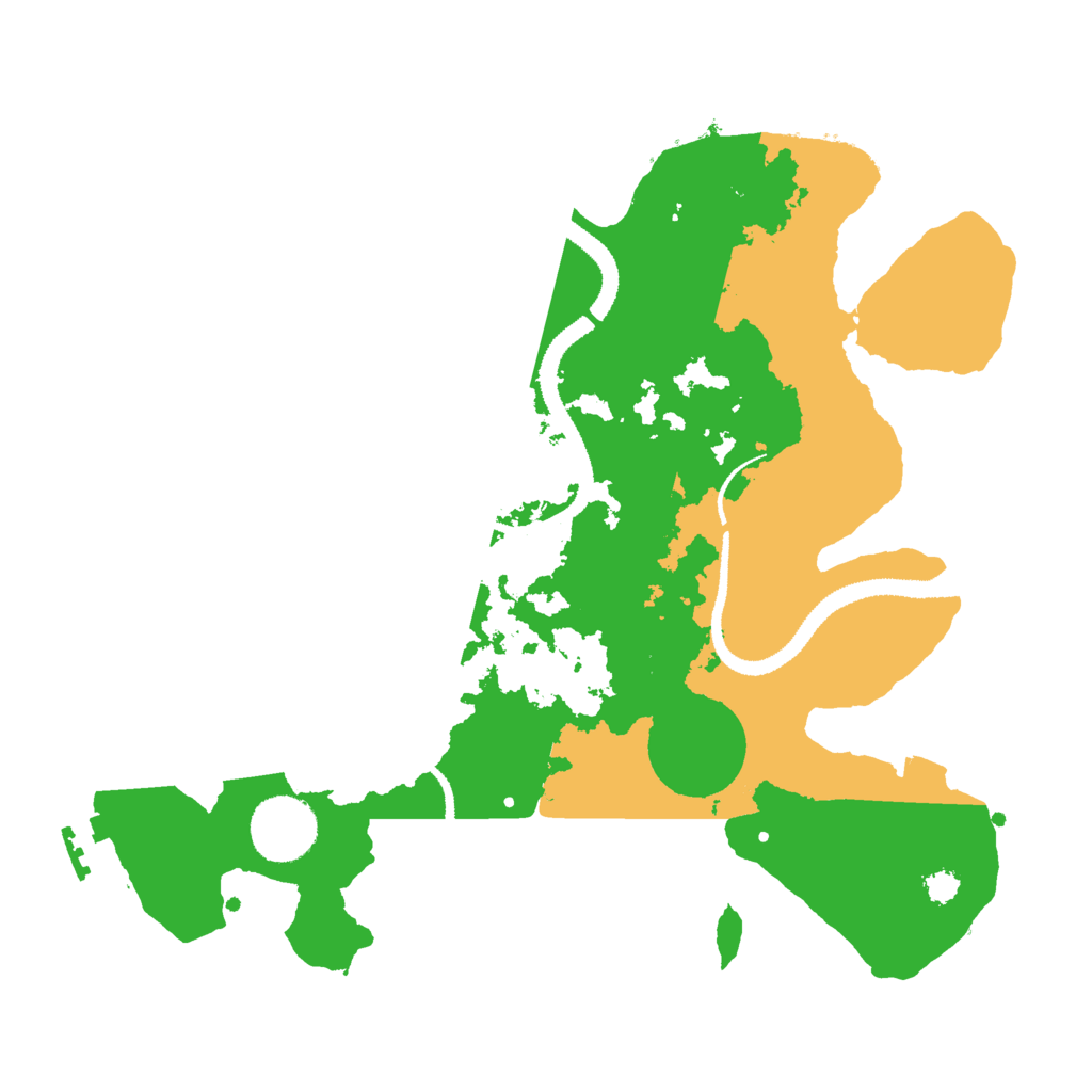Biome Rust Map: Procedural Map, Size: 3000, Seed: 281192254