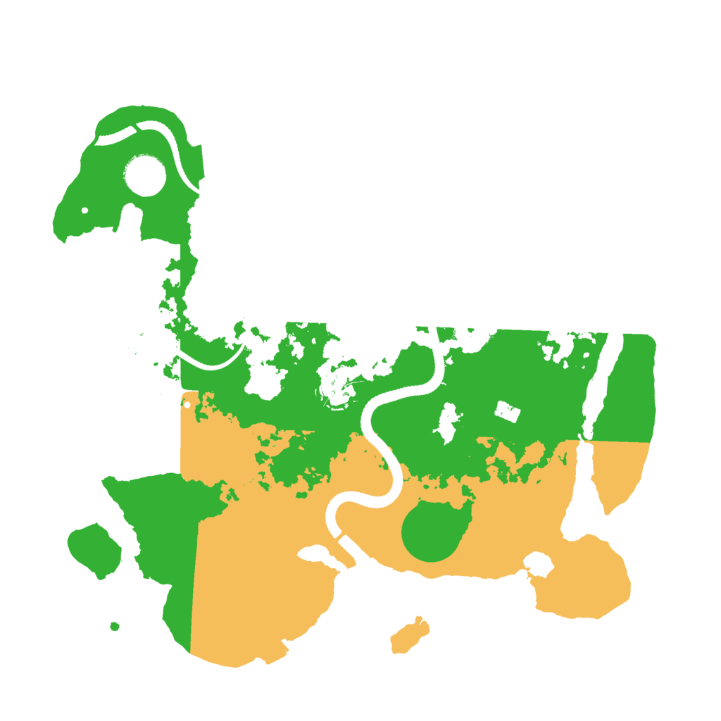 Biome Rust Map: Procedural Map, Size: 3200, Seed: 753001880