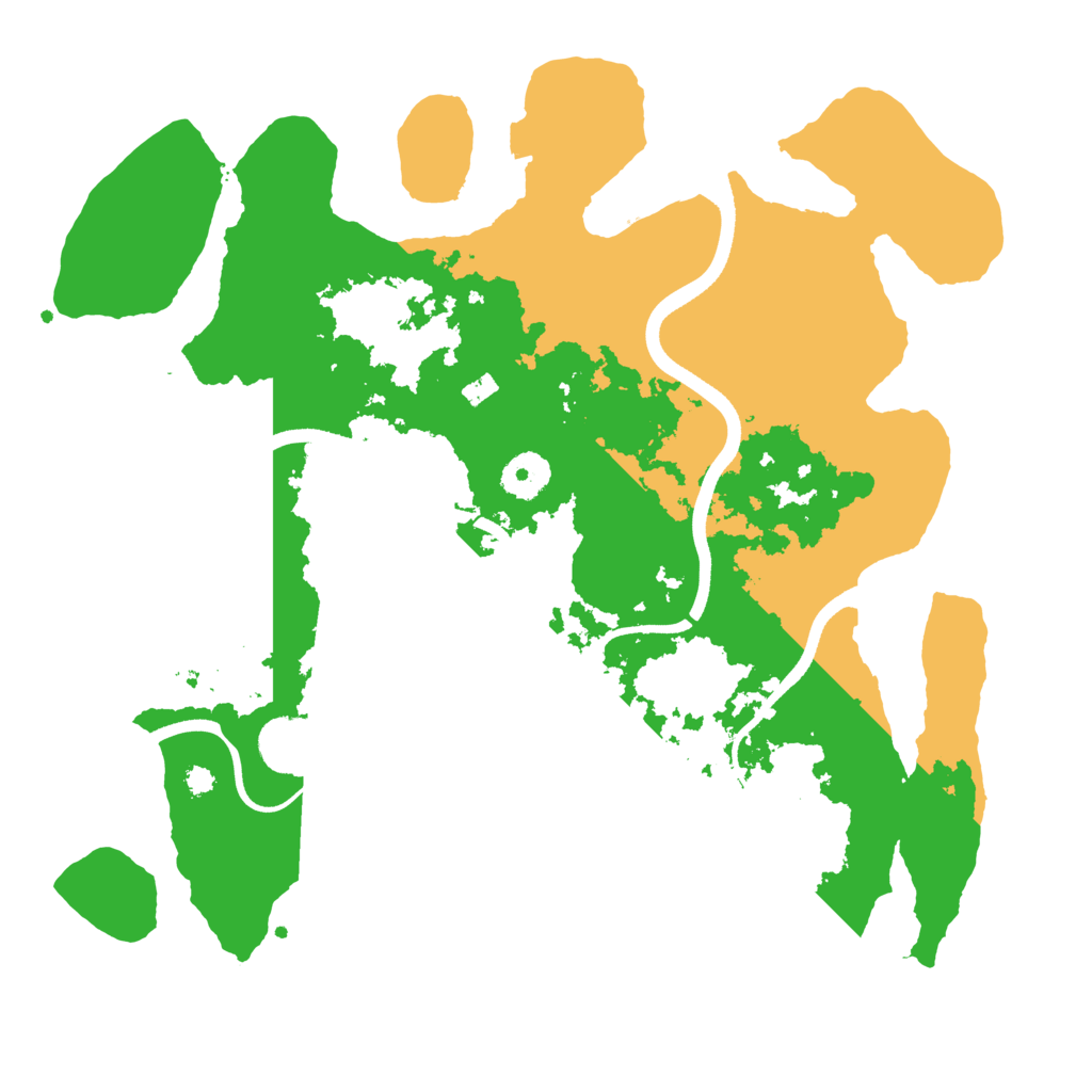 Biome Rust Map: Procedural Map, Size: 3500, Seed: 767545461