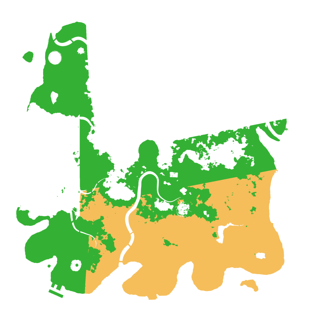 Biome Rust Map: Procedural Map, Size: 4250, Seed: 623645820