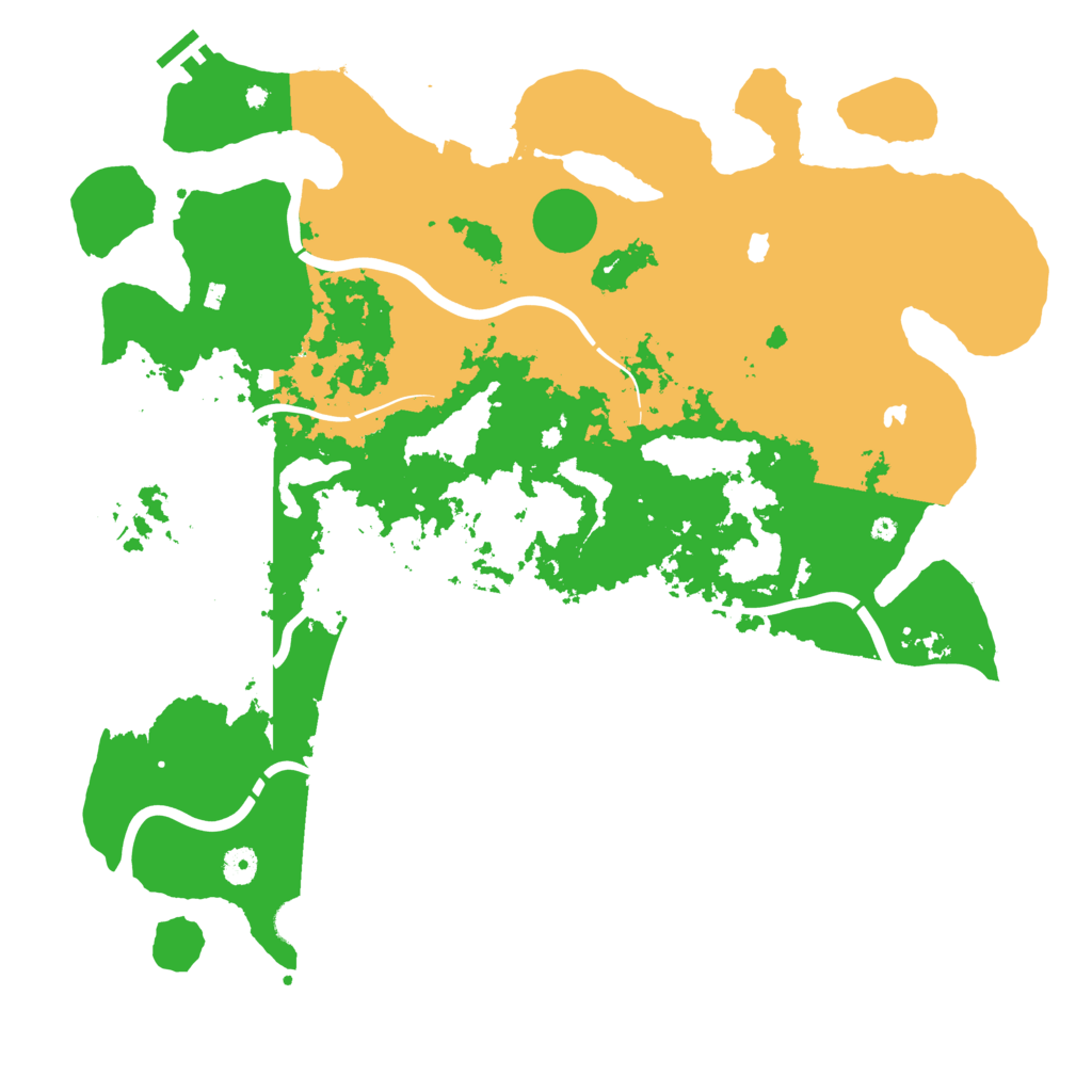 Biome Rust Map: Procedural Map, Size: 4500, Seed: 5987