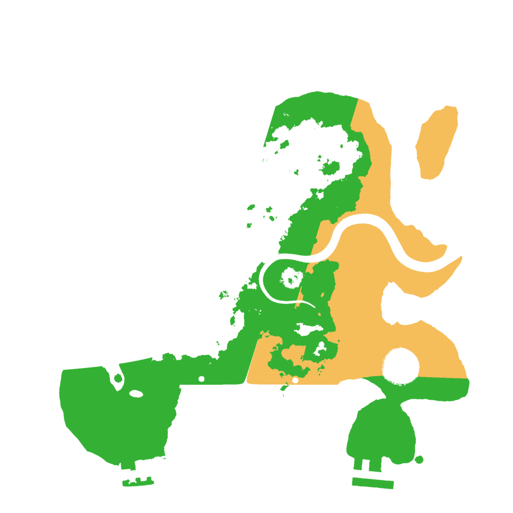 Biome Rust Map: Procedural Map, Size: 2500, Seed: 62712403