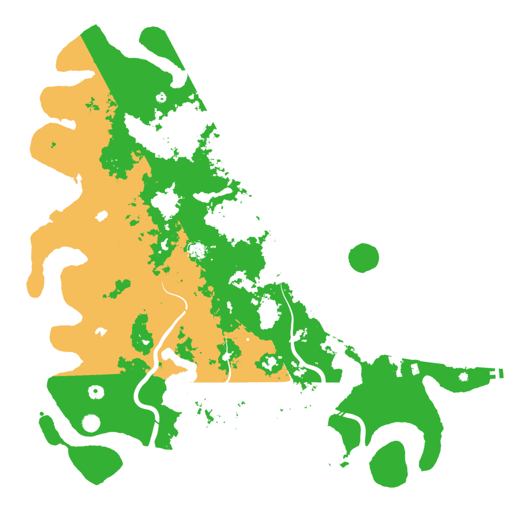 Biome Rust Map: Procedural Map, Size: 5000, Seed: 453594432
