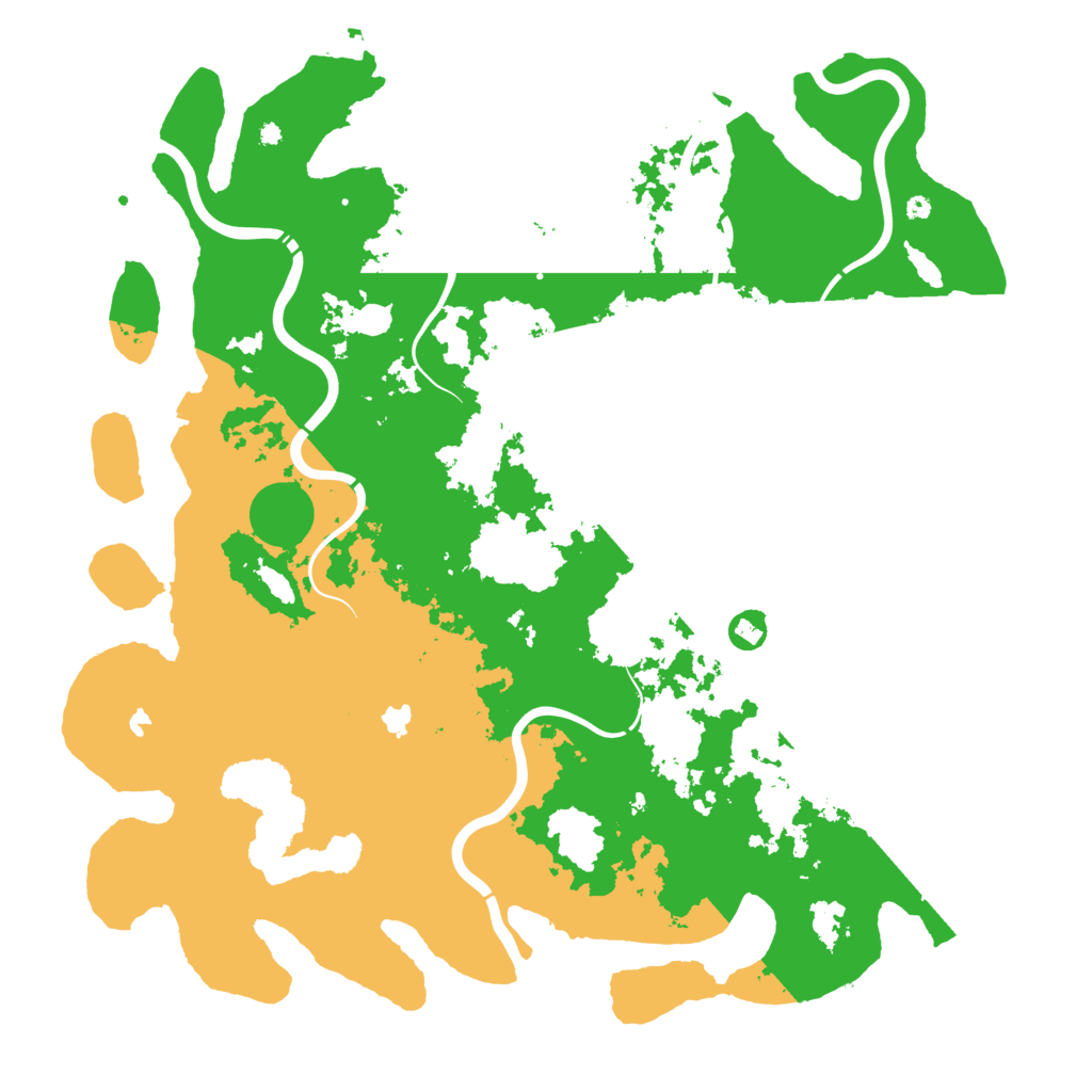 Biome Rust Map: Procedural Map, Size: 4500, Seed: 814555571