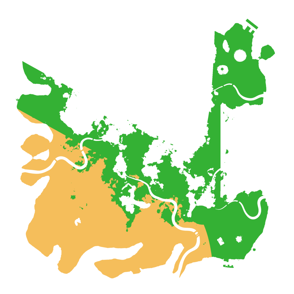 Biome Rust Map: Procedural Map, Size: 4250, Seed: 2017691176
