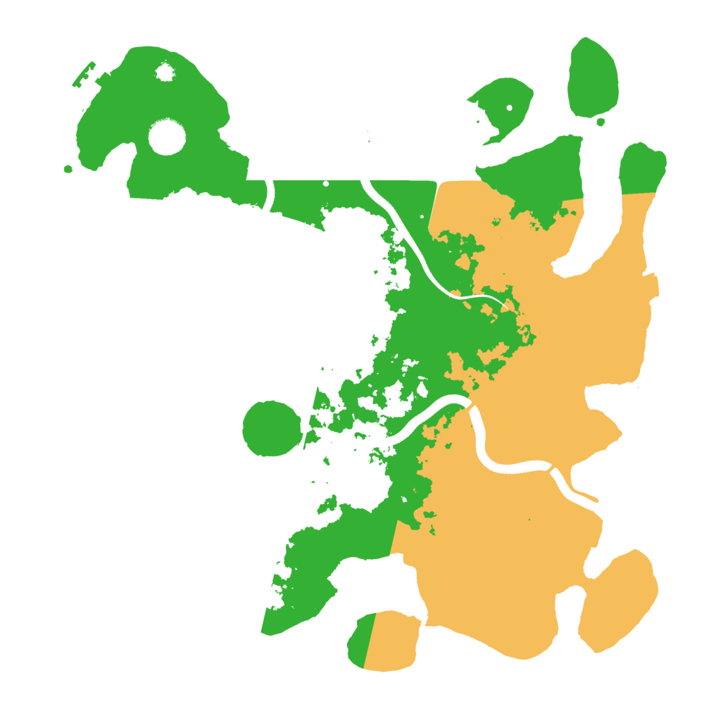 Biome Rust Map: Procedural Map, Size: 3500, Seed: 1508416390