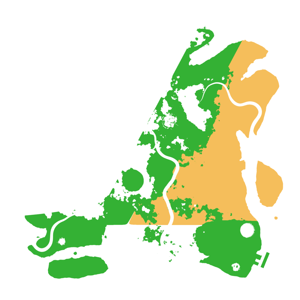 Biome Rust Map: Procedural Map, Size: 3750, Seed: 1369262692