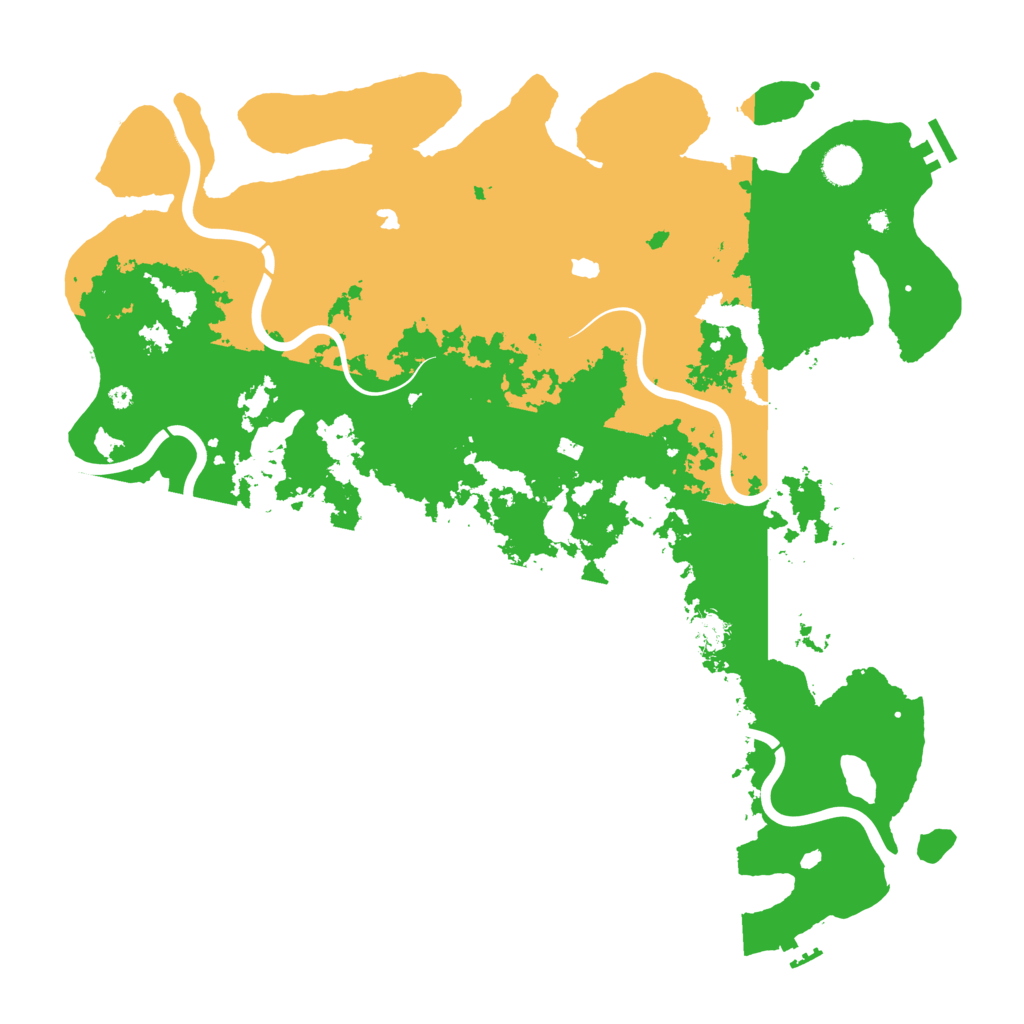 Biome Rust Map: Procedural Map, Size: 4500, Seed: 51038167