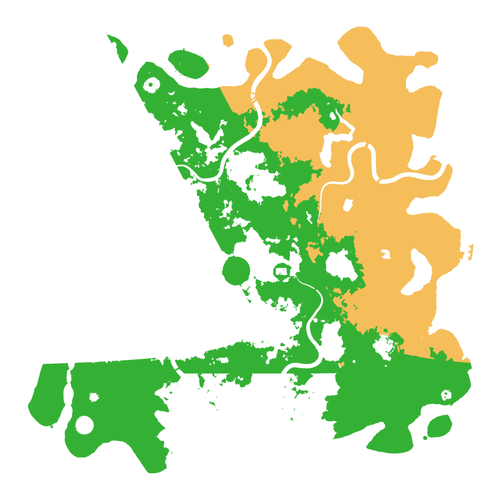 Biome Rust Map: Procedural Map, Size: 4800, Seed: 1193266834