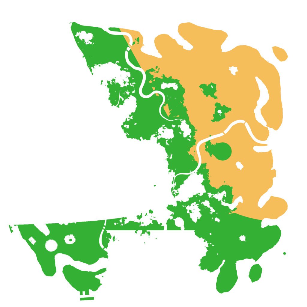 Biome Rust Map: Procedural Map, Size: 4500, Seed: 1619248769