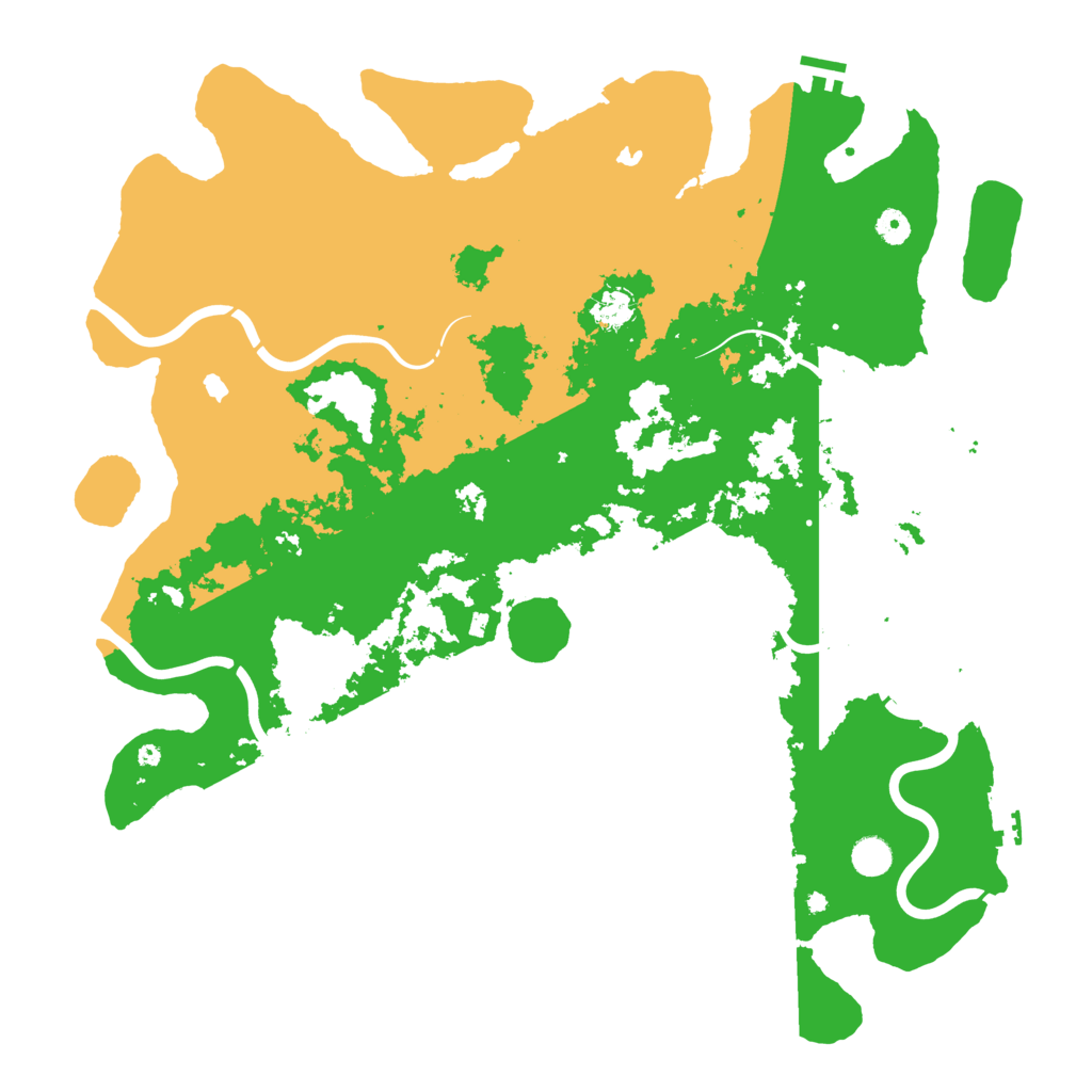 Biome Rust Map: Procedural Map, Size: 4800, Seed: 209165056