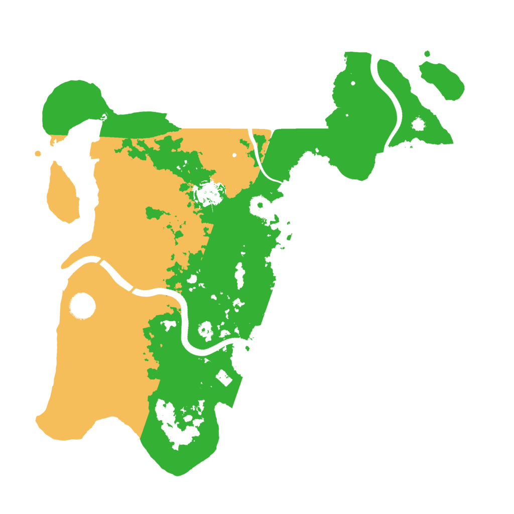 Biome Rust Map: Procedural Map, Size: 3500, Seed: 313681163