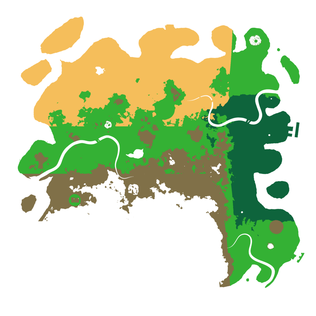 Biome Rust Map: Procedural Map, Size: 4250, Seed: 1256914203