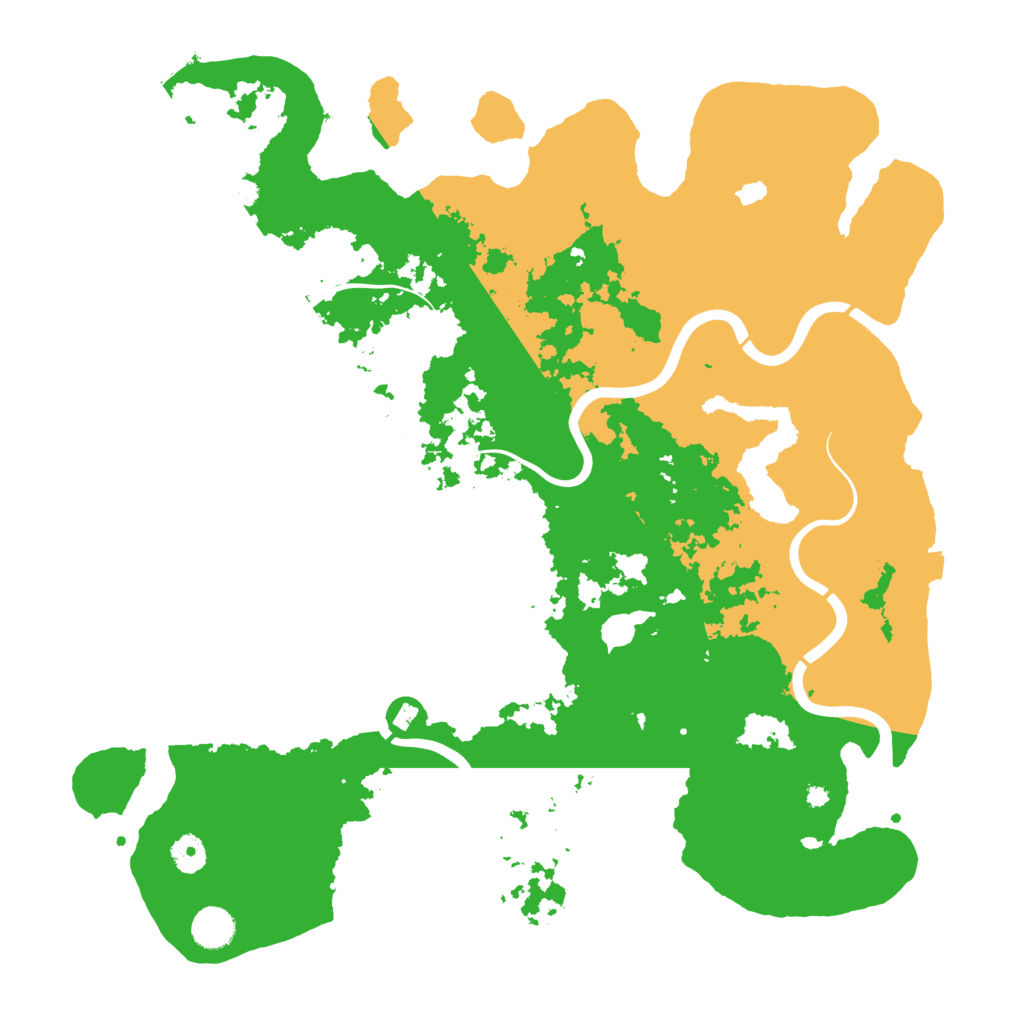 Biome Rust Map: Procedural Map, Size: 4250, Seed: 27912