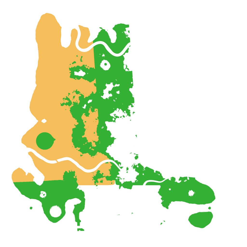 Biome Rust Map: Procedural Map, Size: 3750, Seed: 398128