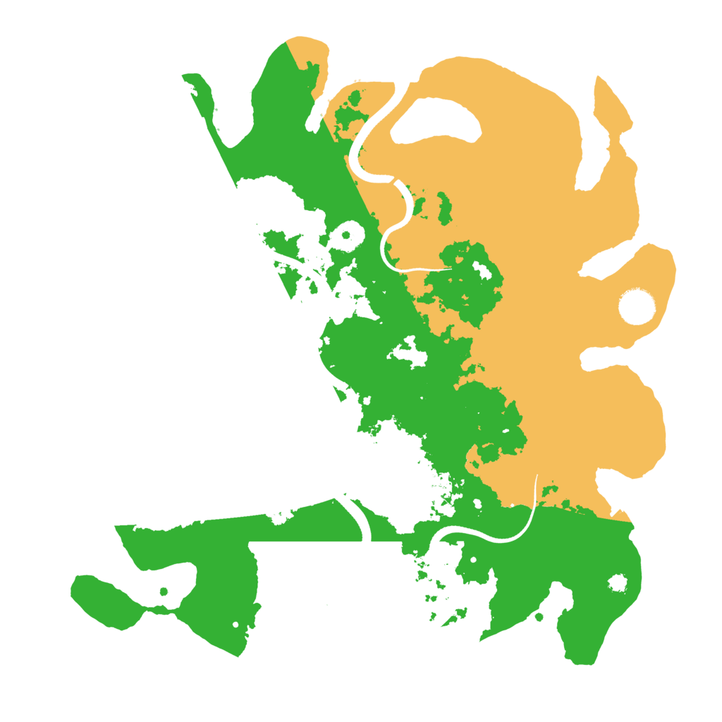 Biome Rust Map: Procedural Map, Size: 3500, Seed: 201668968