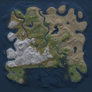 Thumbnail Rust Map: Procedural Map, Size: 4250, Seed: 423590249, 16 Monuments