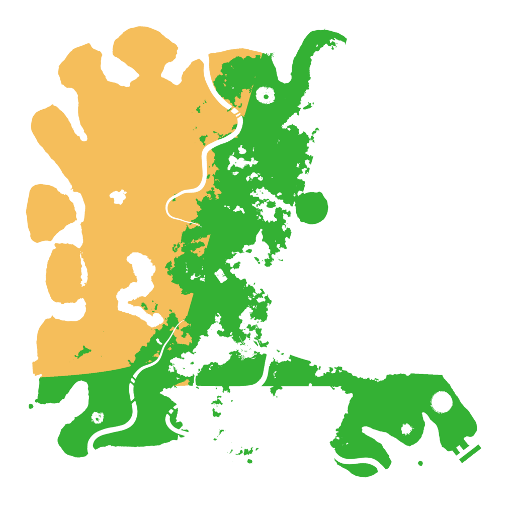 Biome Rust Map: Procedural Map, Size: 4250, Seed: 28096