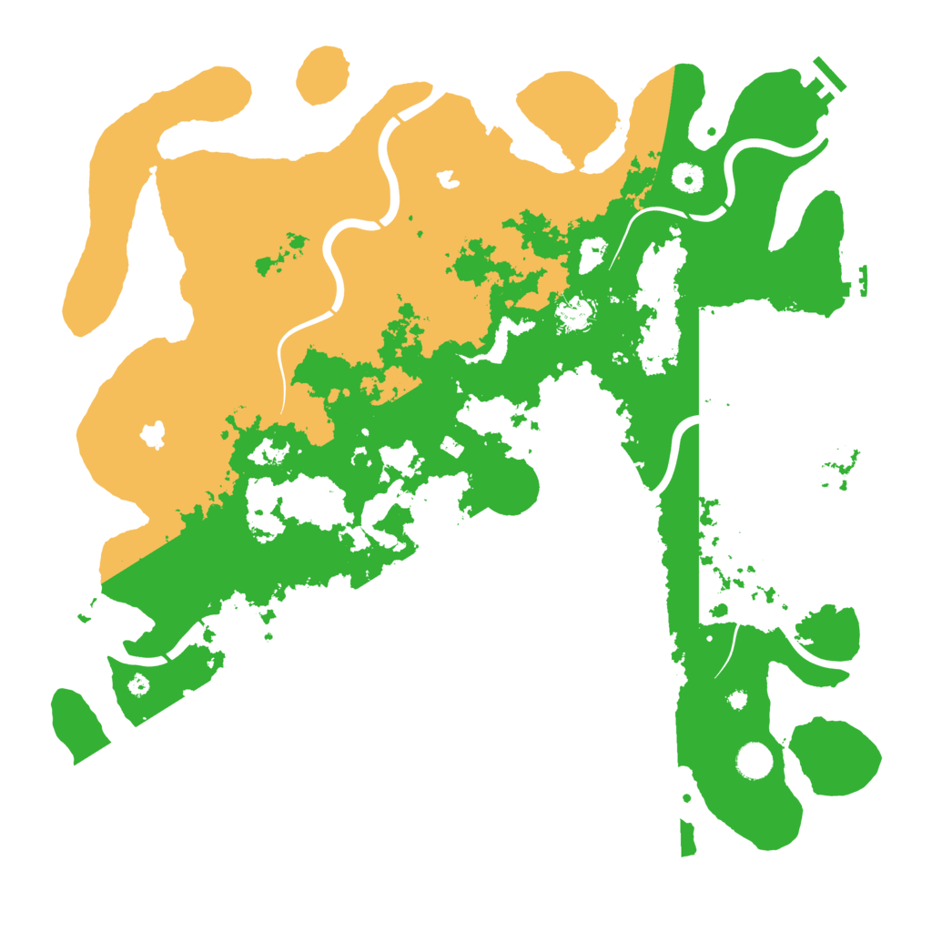 Biome Rust Map: Procedural Map, Size: 4500, Seed: 113980230