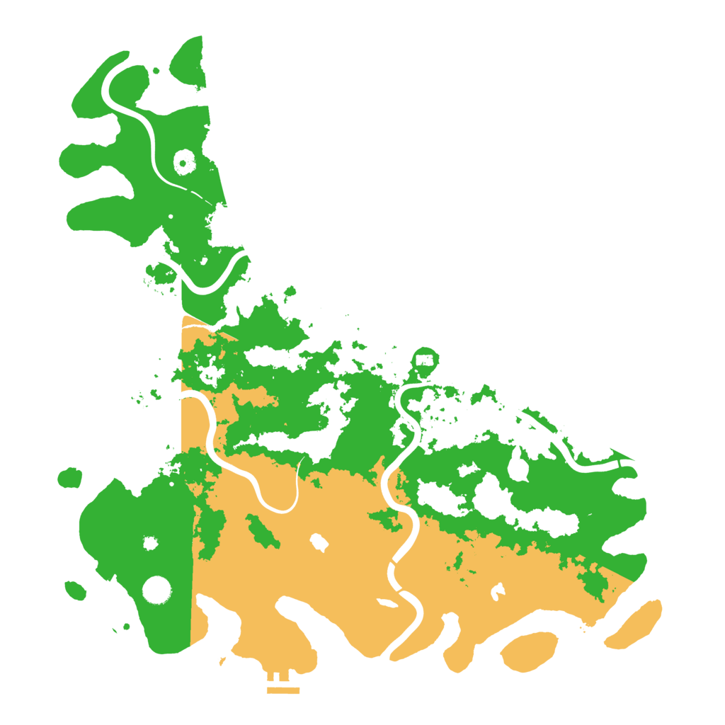 Biome Rust Map: Procedural Map, Size: 4500, Seed: 1341478674