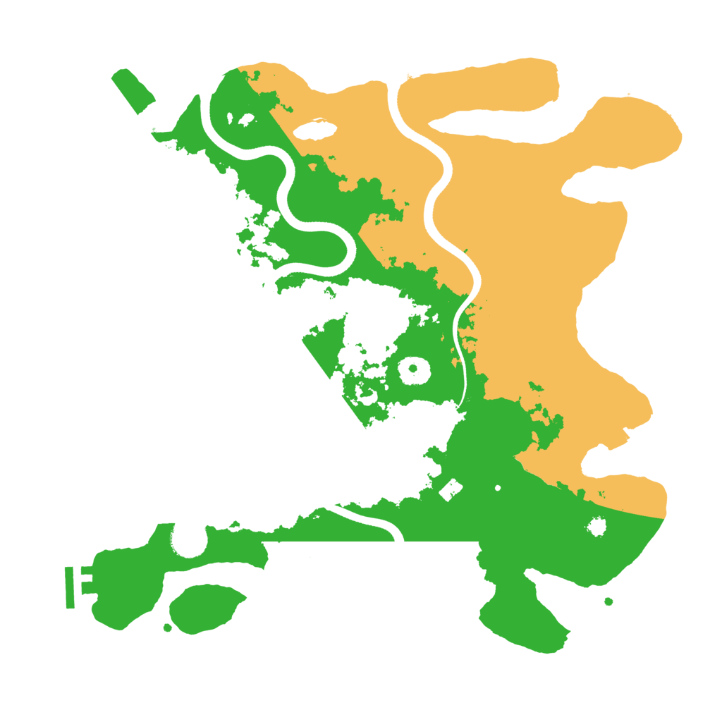 Biome Rust Map: Procedural Map, Size: 3500, Seed: 777534